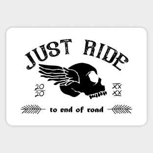 Just Ride Vintage Style Magnet